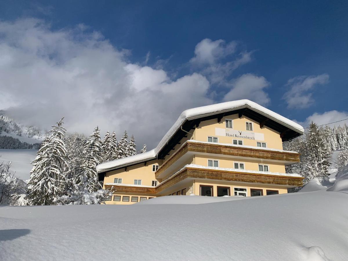 Hotel Kronenhirsch Rußbach am Paß Gschütt Exteriör bild